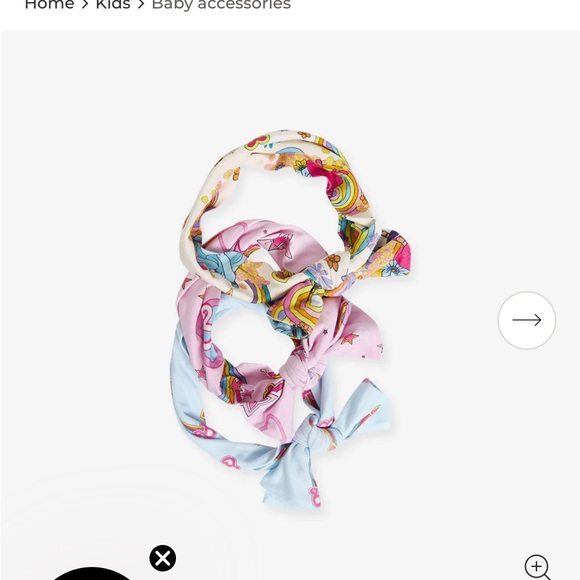 Limited edition posh peanut Barbie bow headwrap bamboo 3 months - Picture 6 of 10